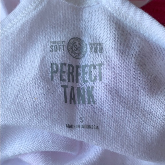 White and purple tank top - Picture 3 of 3